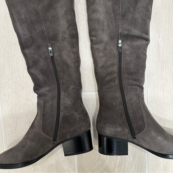 Via Spiga Suede Over The Knee Boots - Picture 3 of 10